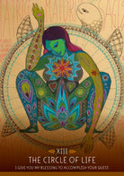The Medicine Woman Oracle card unveiling the deck's spiritual symbolism — Eternal Spirit