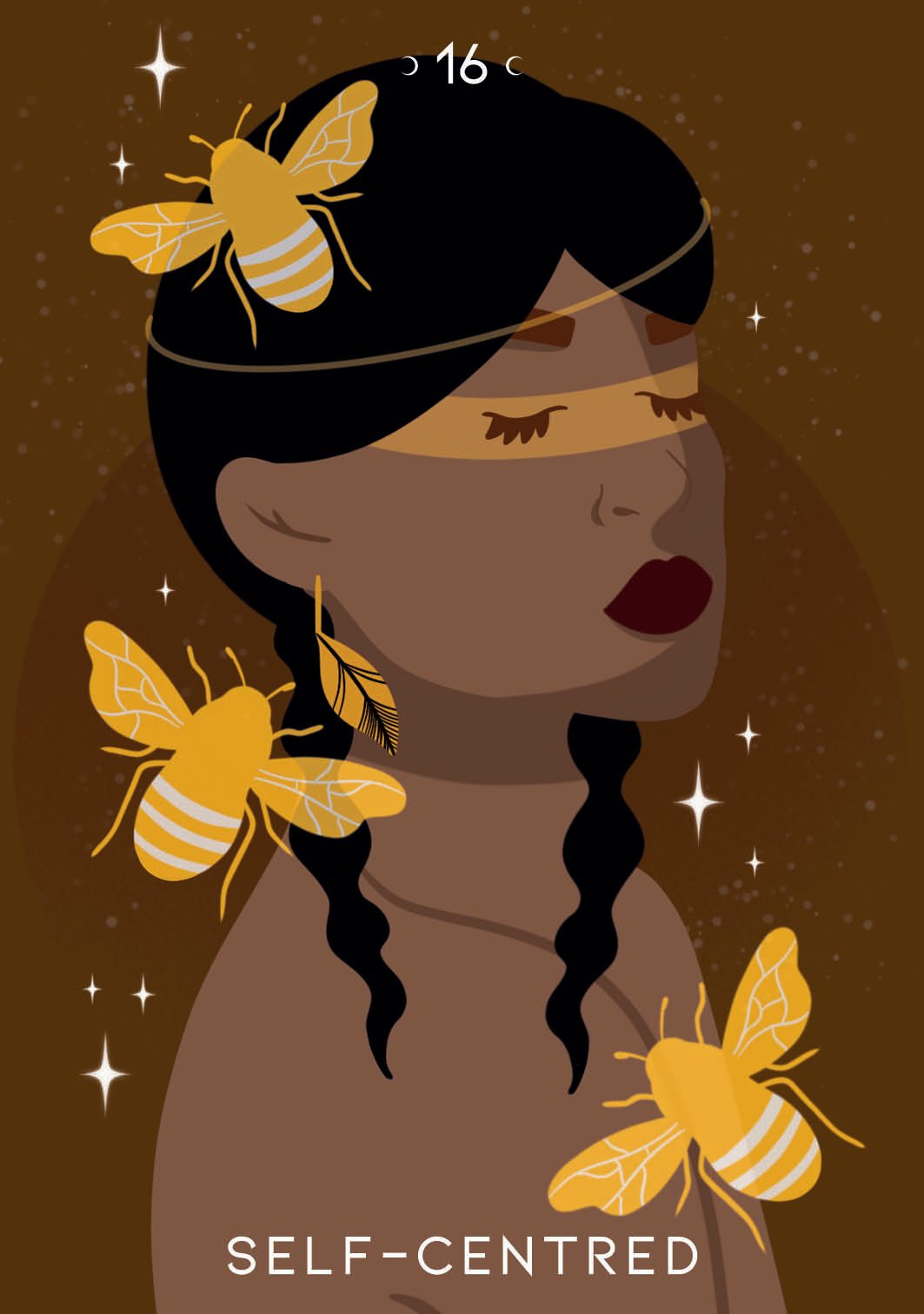 Sacred Feminine Oracle card exhibiting the deck's transformative card art — Eternal Spirit