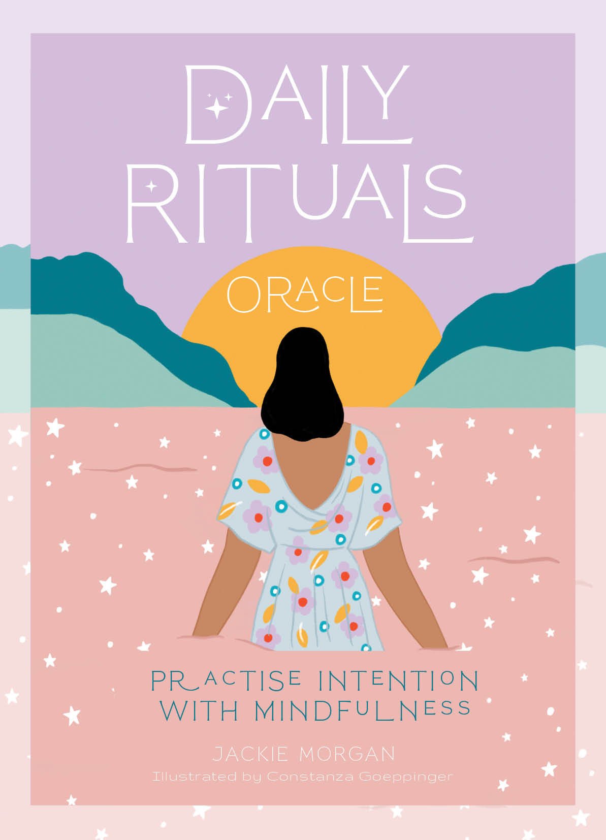 Daily Rituals Oracle teal box with silhouette figure in nature setting — Eternal Spirit