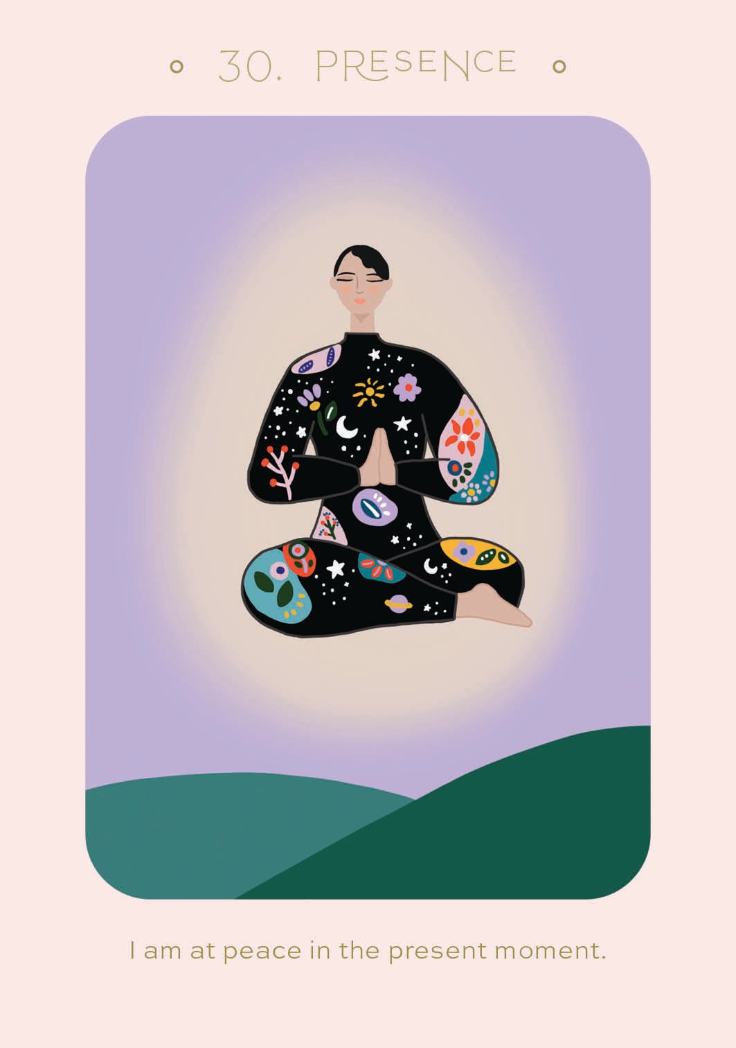 Daily Rituals Oracle card showcasing the deck's evocative imagery — Eternal Spirit