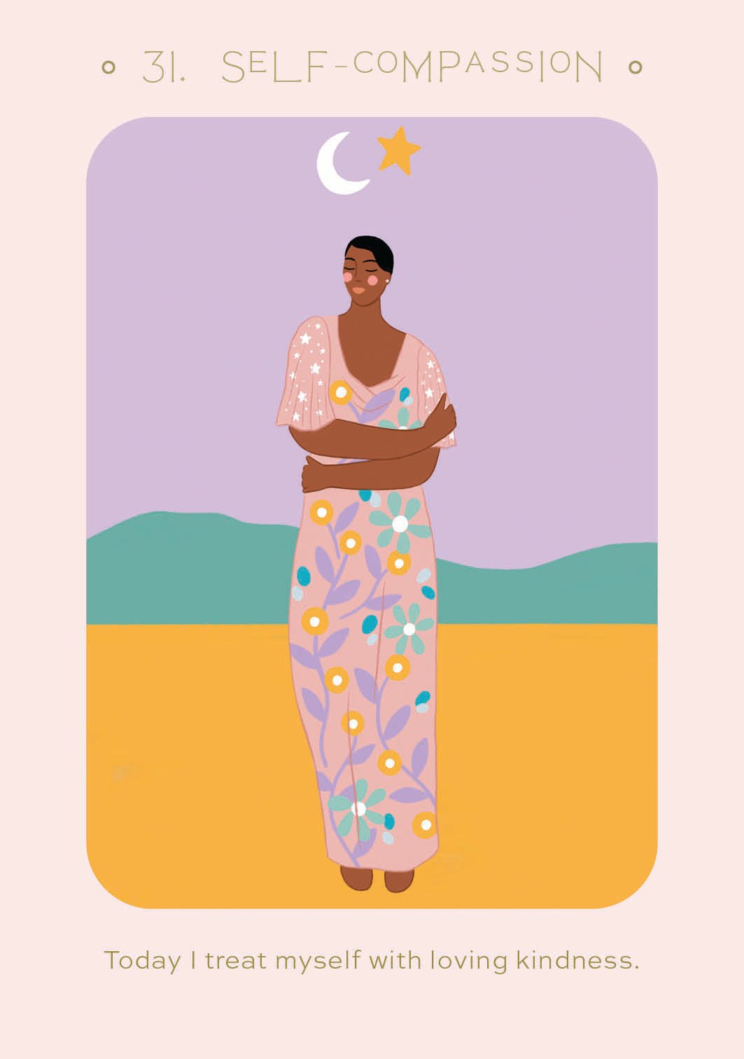 Daily Rituals Oracle card displaying the deck's hand-painted illustrations — Eternal Spirit