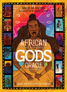 African Gods Oracle box with Diego de Oxossi and vibrant deity artwork — Eternal Spirit