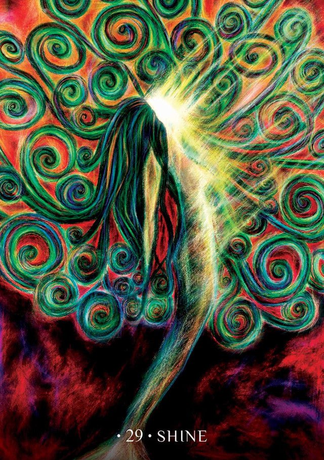 Cosmic Oracle card showcasing the deck's evocative imagery — Eternal Spirit
