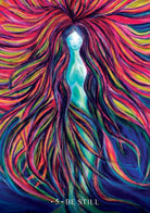 Cosmic Oracle card displaying the deck's hand-painted illustrations — Eternal Spirit