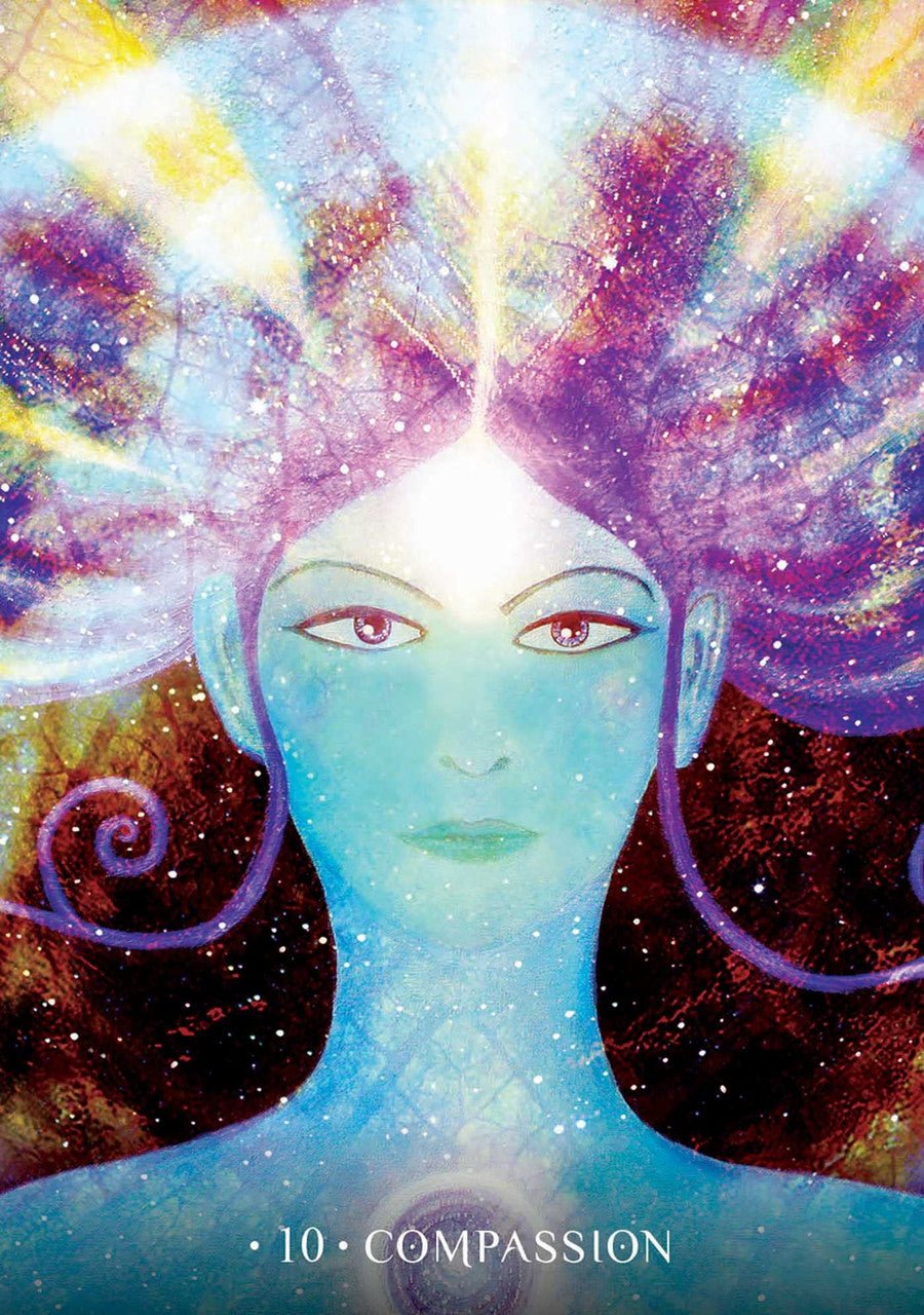 Cosmic Oracle card highlighting the deck's symbolic art — Eternal Spirit