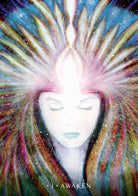 Cosmic Oracle card illuminating the deck's rich colour palette — Eternal Spirit