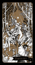 Tarot of the Sorceress card reflecting the deck's transcendent artwork — Eternal Spirit