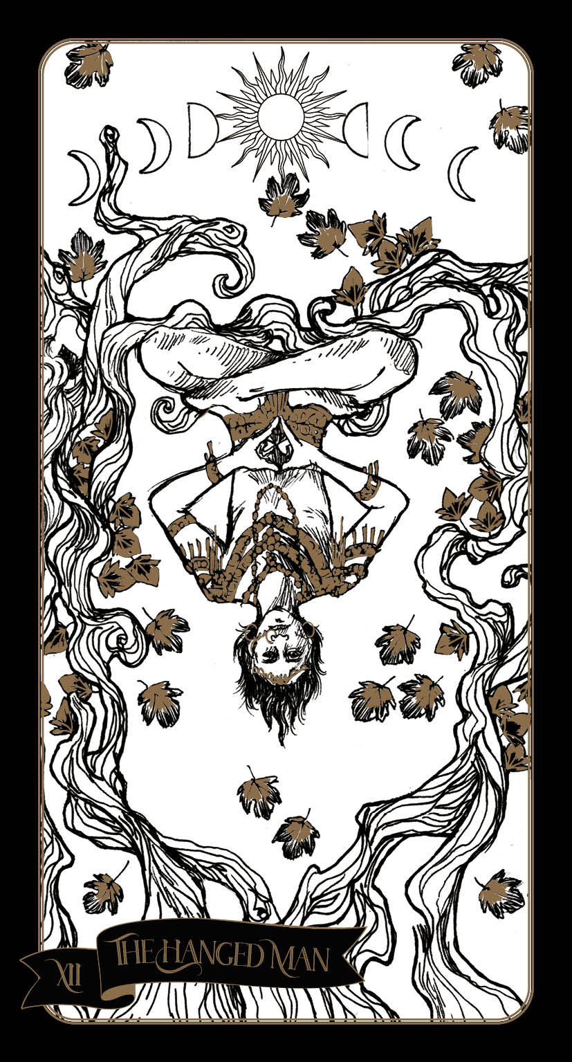 Tarot of the Sorceress card exhibiting the deck's transformative card art — Eternal Spirit