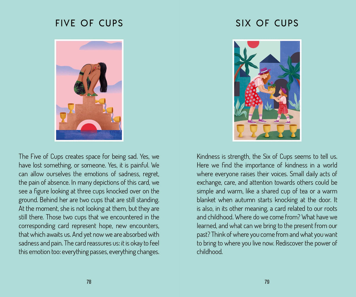 Tarot Cards of Modern Goddesses card offering a glimpse of the deck's sacred imagery — Eternal Spirit