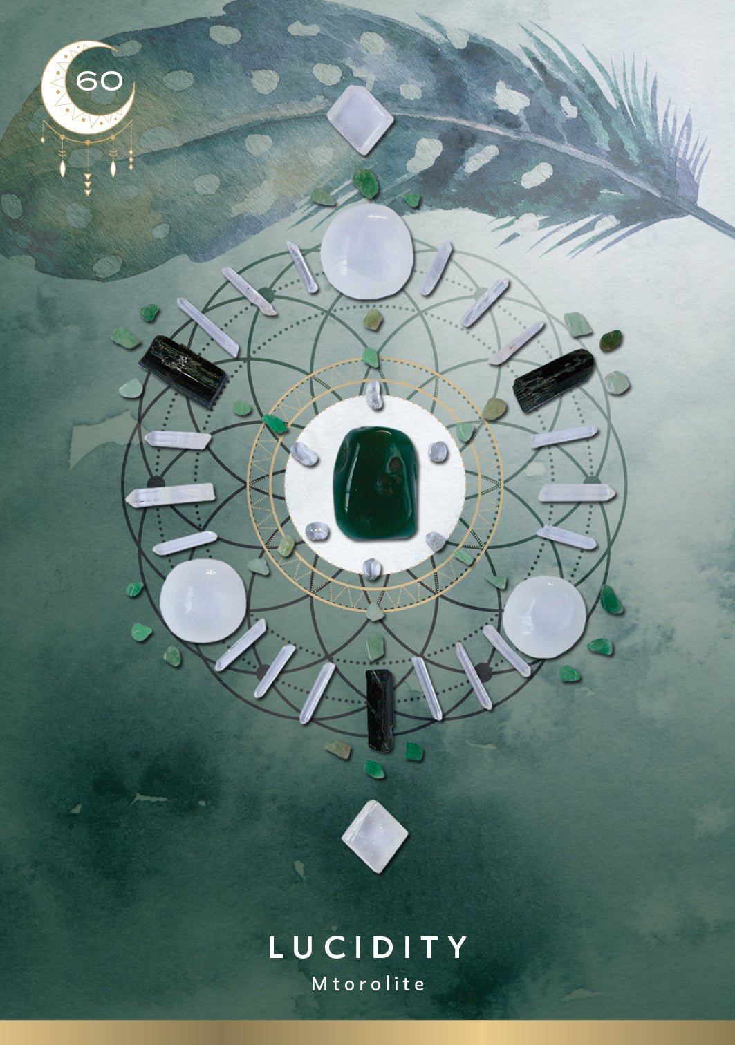 Crystal Grid Oracle Cards (Deluxe Edition) card capturing the deck's intuitive artistry — Eternal Spirit