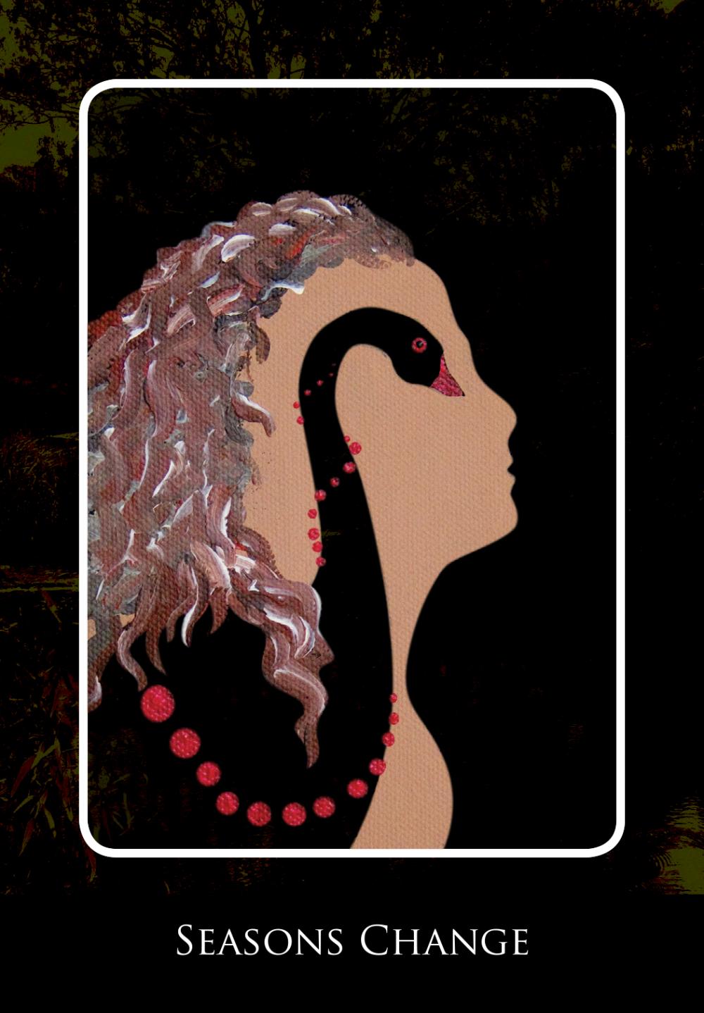 Aboriginal Dreamtime Oracle card illuminating the deck's rich colour palette — Eternal Spirit