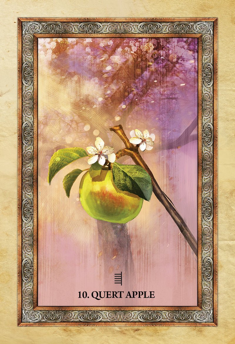 Celtic Tree Oracle card displaying the deck's hand-painted illustrations — Eternal Spirit