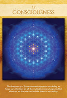 Sacred Geometry Activations Oracle card presenting the deck's visionary illustrations — Eternal Spirit