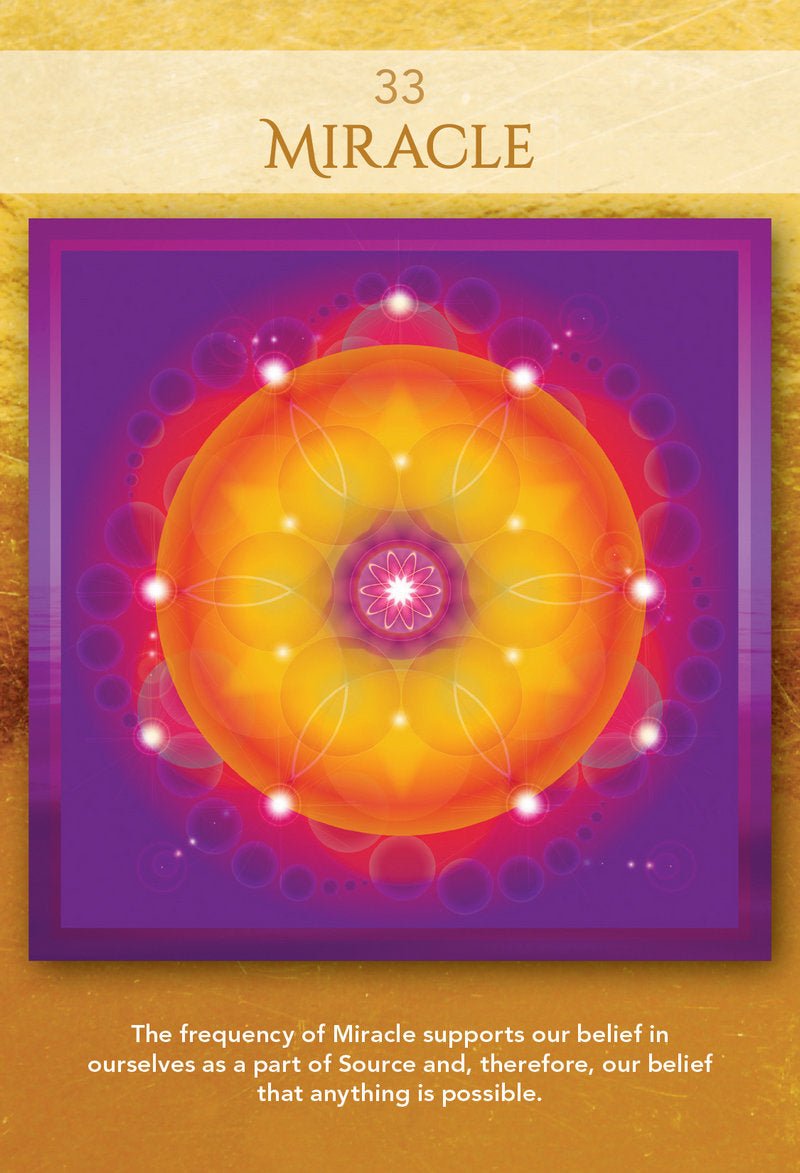 Sacred Geometry Activations Oracle card exploring the deck's contemplative imagery — Eternal Spirit