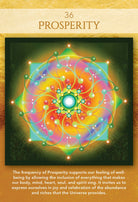 Sacred Geometry Activations Oracle card sharing the deck's luminous illustration style — Eternal Spirit