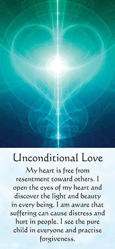 Healing light card with celestial energy and sacred healing symbols — Eternal Spirit