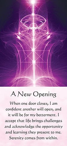 Healing Energy Oracle card unveiling the deck's spiritual symbolism — Eternal Spirit