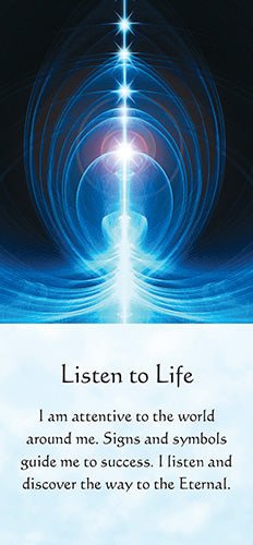 Healing Energy Oracle card capturing the deck's intuitive artistry — Eternal Spirit