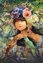 Gratitude Oracle card reflecting the deck's transcendent artwork — Eternal Spirit