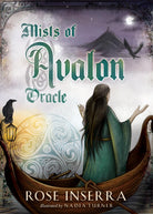Mists of Avalon Oracle box with cloaked priestess and misty lake by Rose Inserra — Eternal Spirit