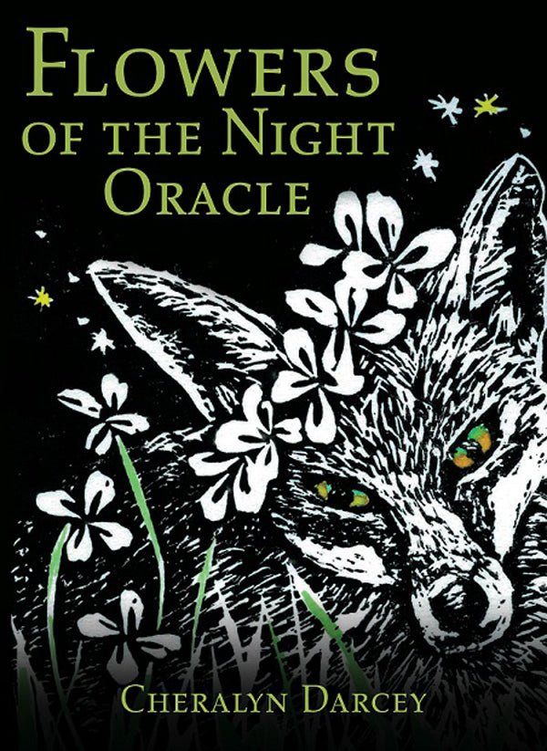 Flowers of the Night Oracle dark box with night flowers and butterfly art — Eternal Spirit