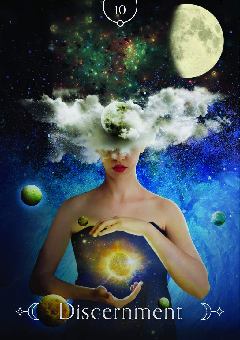 Queen of the Moon Oracle card demonstrating the deck's inspired artistry — Eternal Spirit