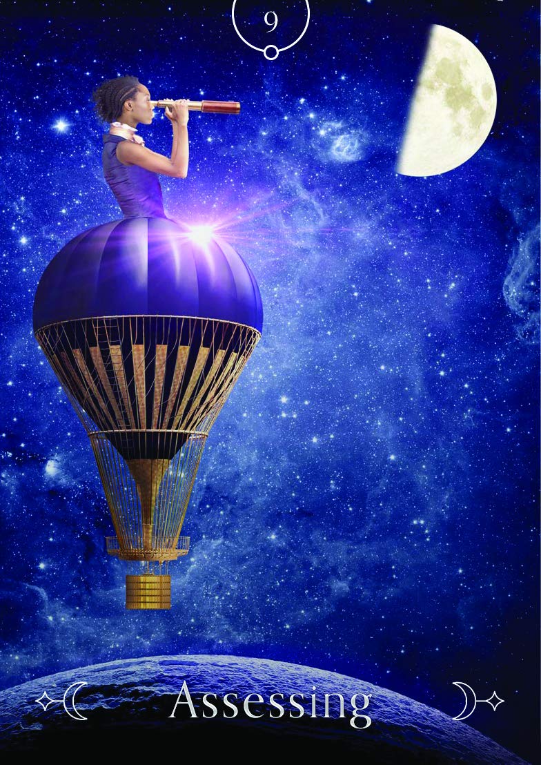 Queen of the Moon Oracle card celebrating the deck's unique visual language — Eternal Spirit