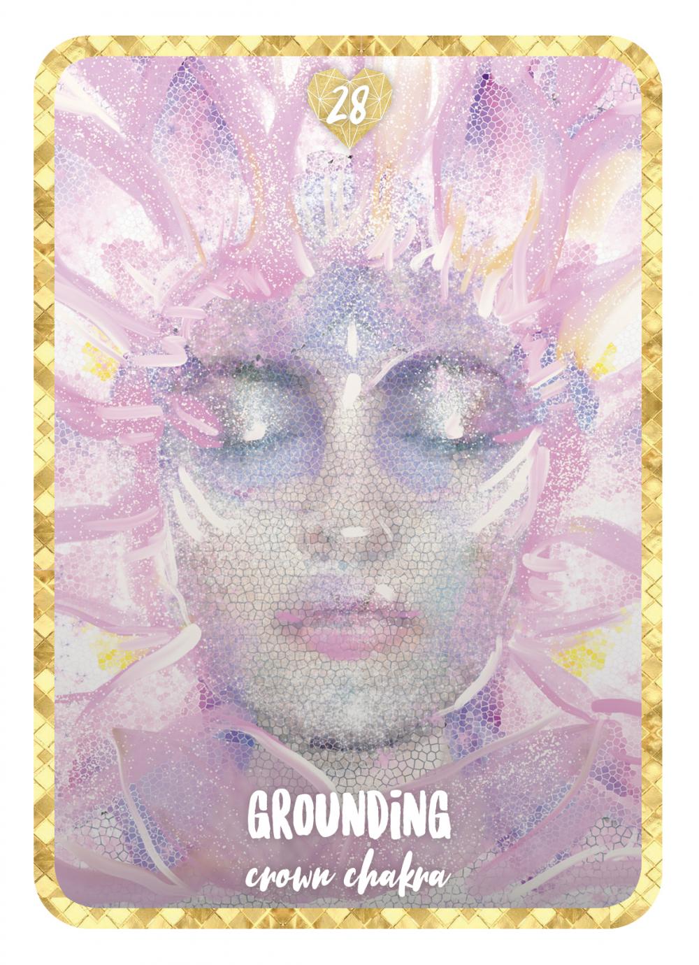 Self-Love Oracle card celebrating the deck's unique visual language — Eternal Spirit