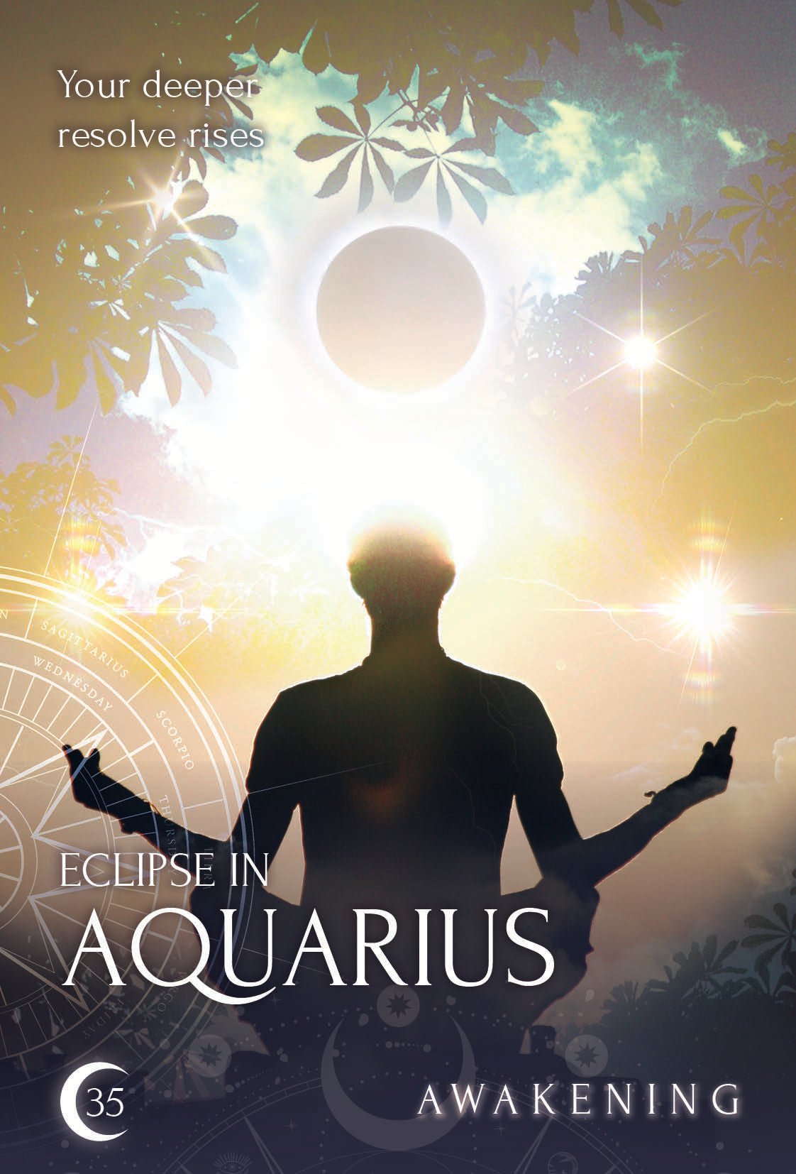 Zodiac Moon Reading Cards card revealing the deck's mystical artwork — Eternal Spirit