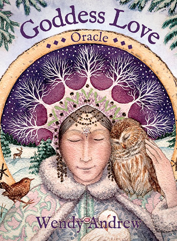 Goddess Love Oracle box with goddess and rose crown by Wendy Andrew — Eternal Spirit