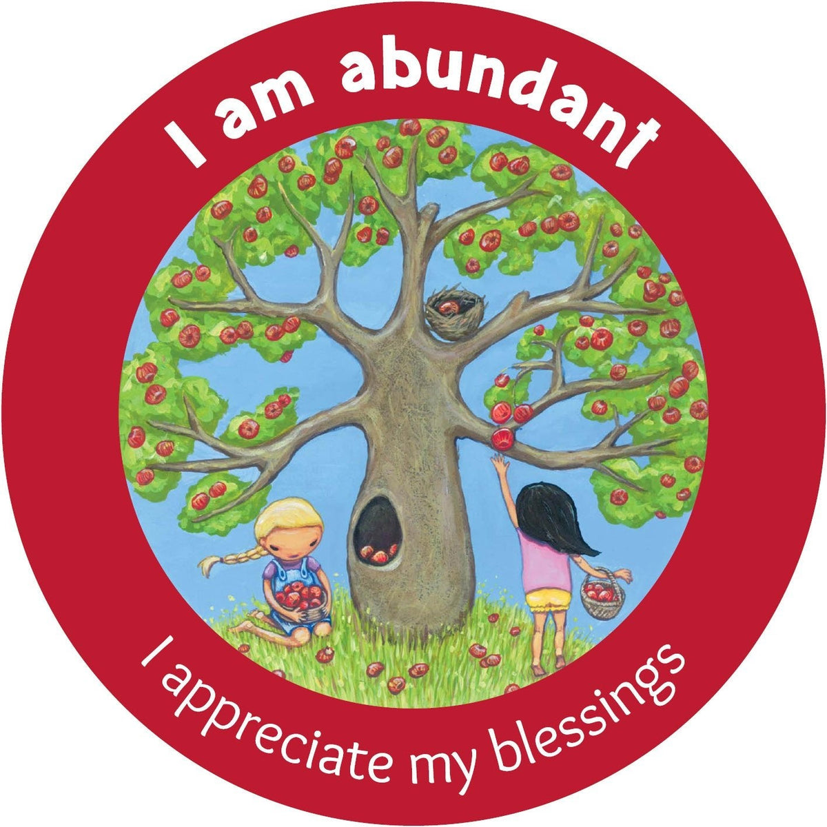 Children's Wellbeing Cards card portraying the deck's otherworldly aesthetic — Eternal Spirit