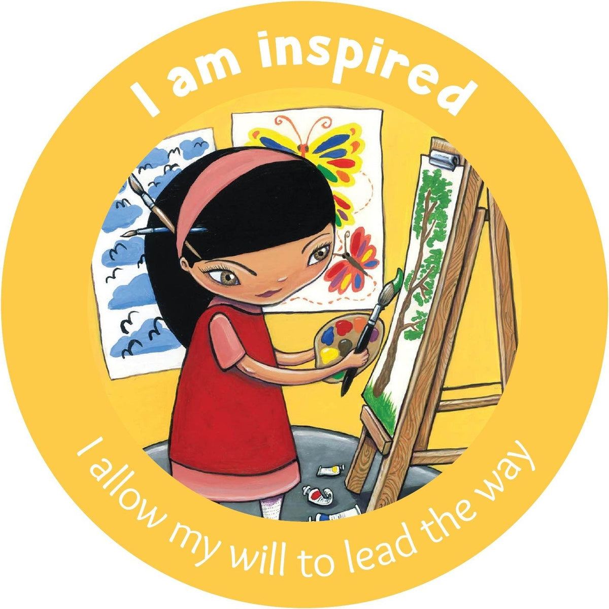 Children's Wellbeing Cards card exploring the deck's contemplative imagery — Eternal Spirit