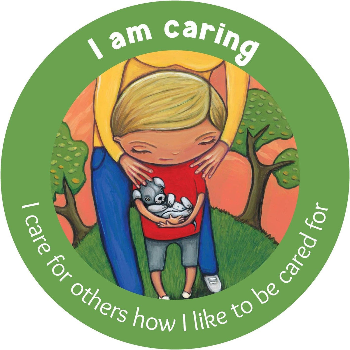 Children's Wellbeing Cards card sharing the deck's luminous illustration style — Eternal Spirit
