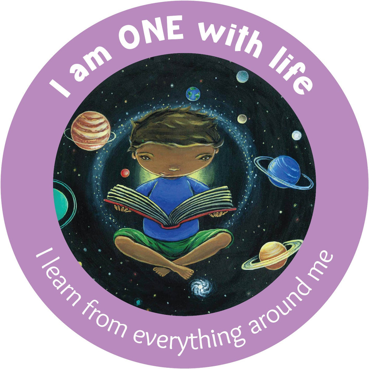 Children's Wellbeing Cards card revealing the deck's deeply layered symbolism — Eternal Spirit