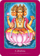 Lakshmi Oracle card featuring the deck's enchanting card art — Eternal Spirit