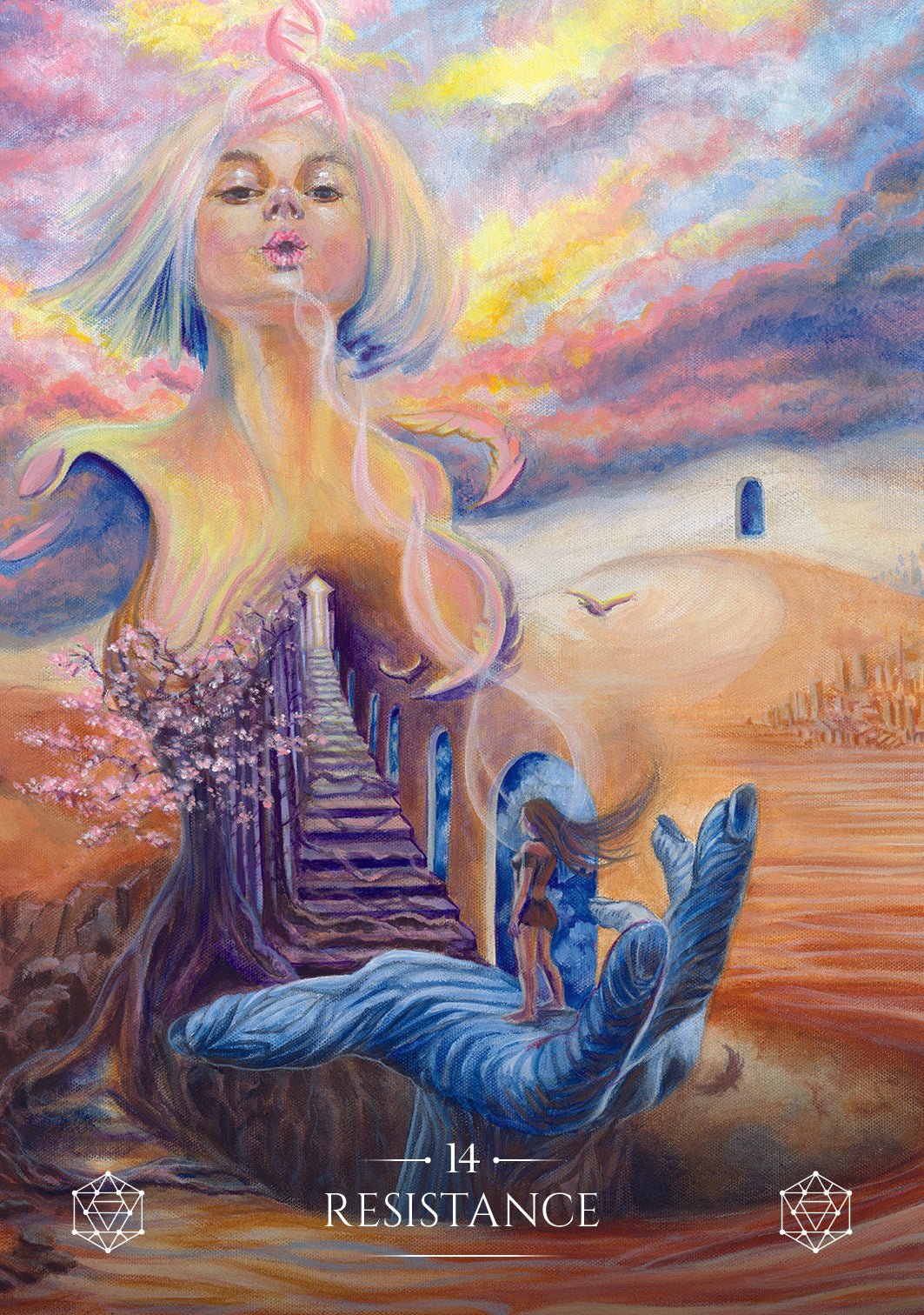 Mystical Journey Oracle card capturing the deck's intuitive artistry — Eternal Spirit