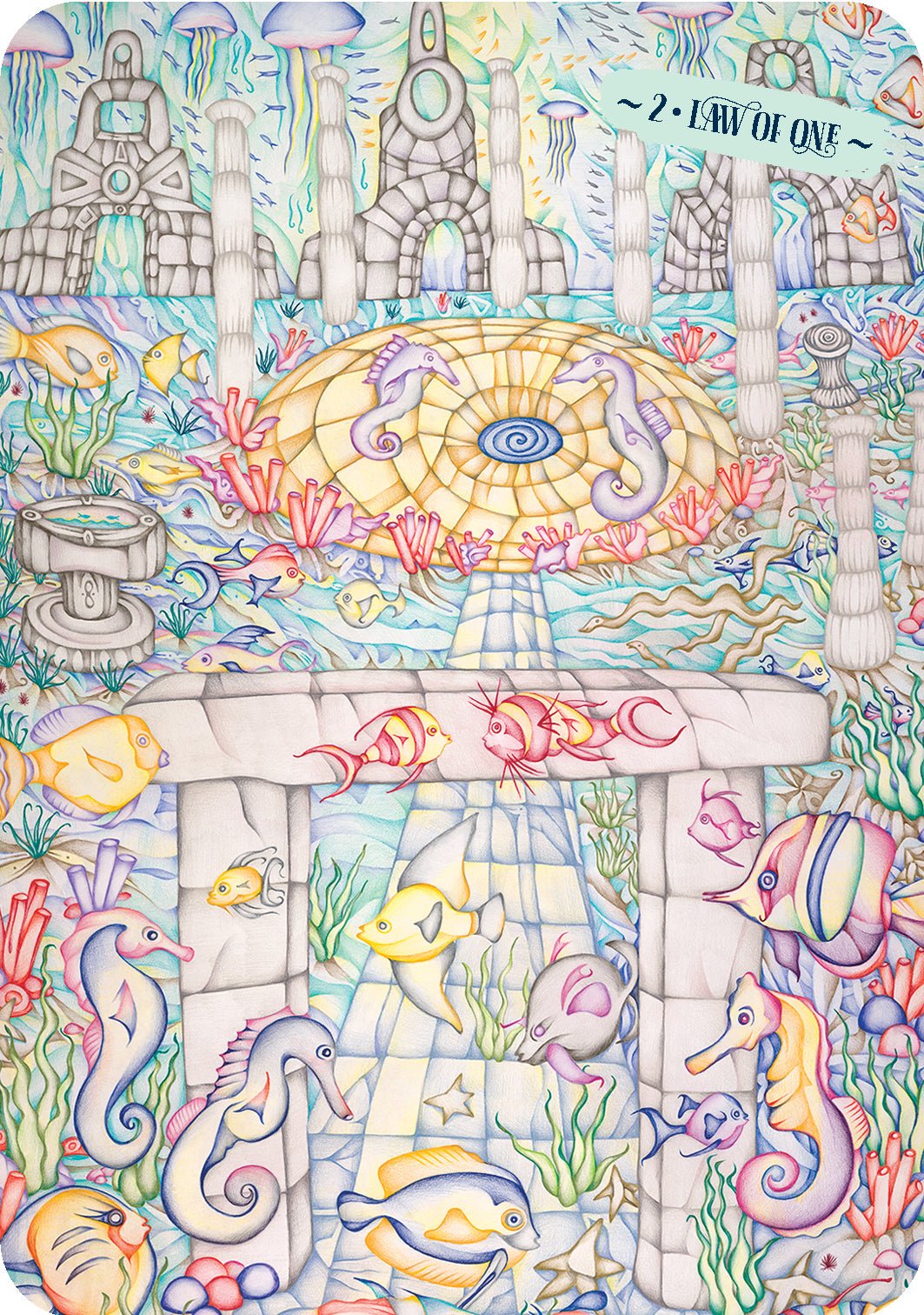 Paradise Found Oracle card capturing the deck's intuitive artistry — Eternal Spirit