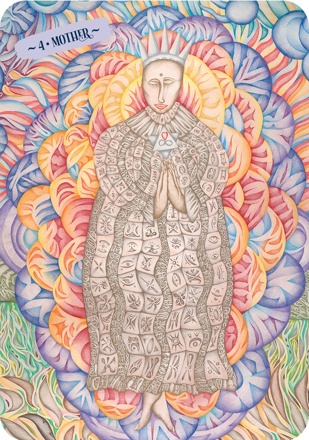 Paradise Found Oracle card offering a glimpse of the deck's sacred imagery — Eternal Spirit