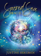 Sacred Sea Oracle box with glowing jellyfish by Justine Serebrin — Eternal Spirit