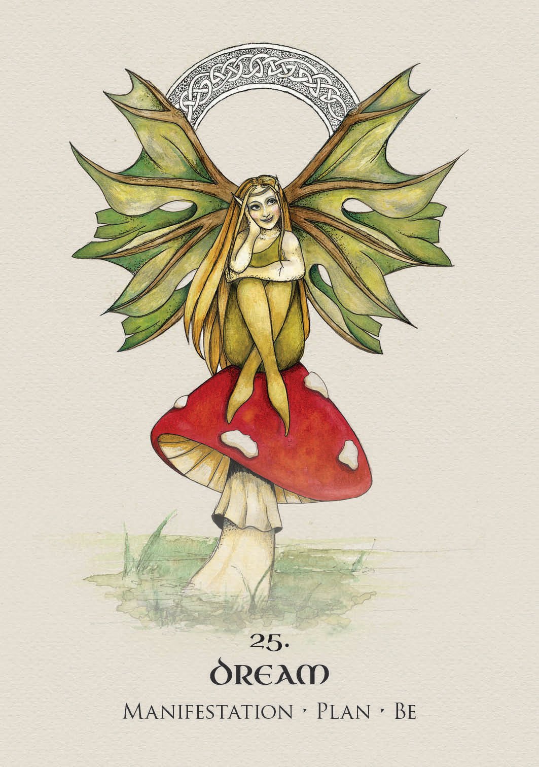 Celtic Spirit Oracle card celebrating the deck's unique visual language — Eternal Spirit