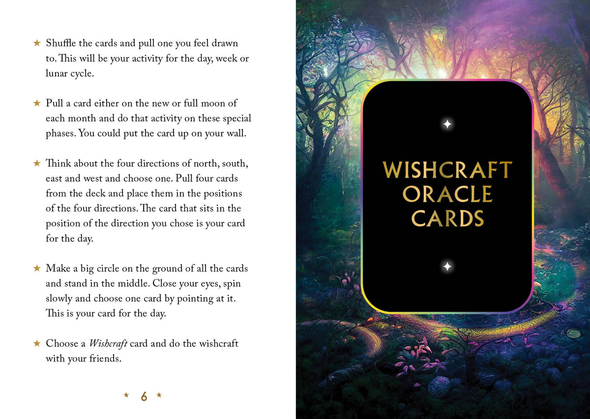 Wishcraft Oracle card offering a glimpse of the deck's sacred imagery — Eternal Spirit