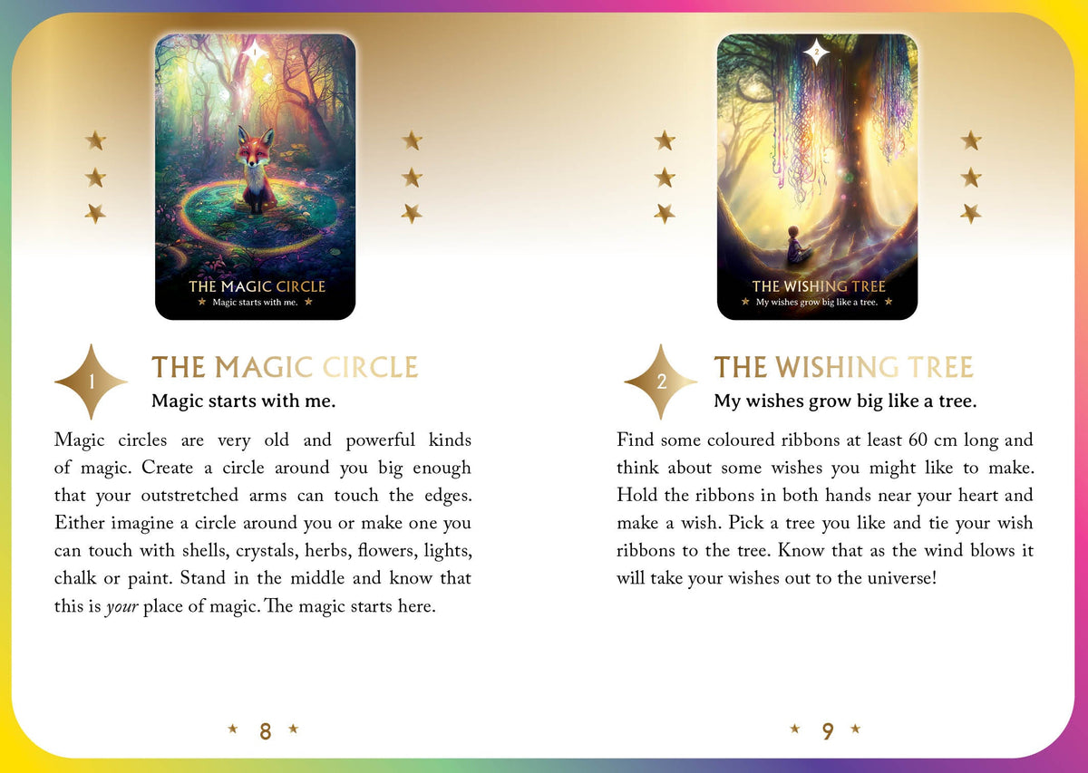 Wishcraft Oracle card showing the deck's detailed artistic vision — Eternal Spirit