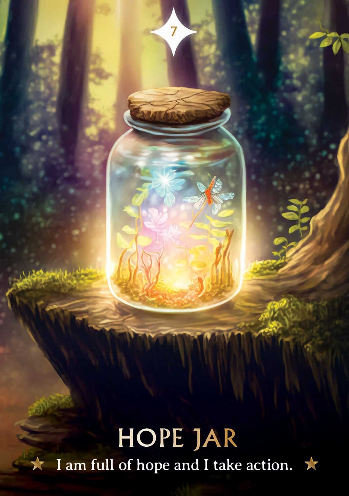 Wishcraft Oracle card displaying the deck's hand-painted illustrations — Eternal Spirit
