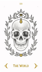 The Macabre Tarot card presenting the deck's visionary illustrations — Eternal Spirit