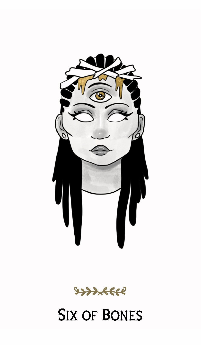 The Macabre Tarot card featuring the deck's enchanting card art — Eternal Spirit