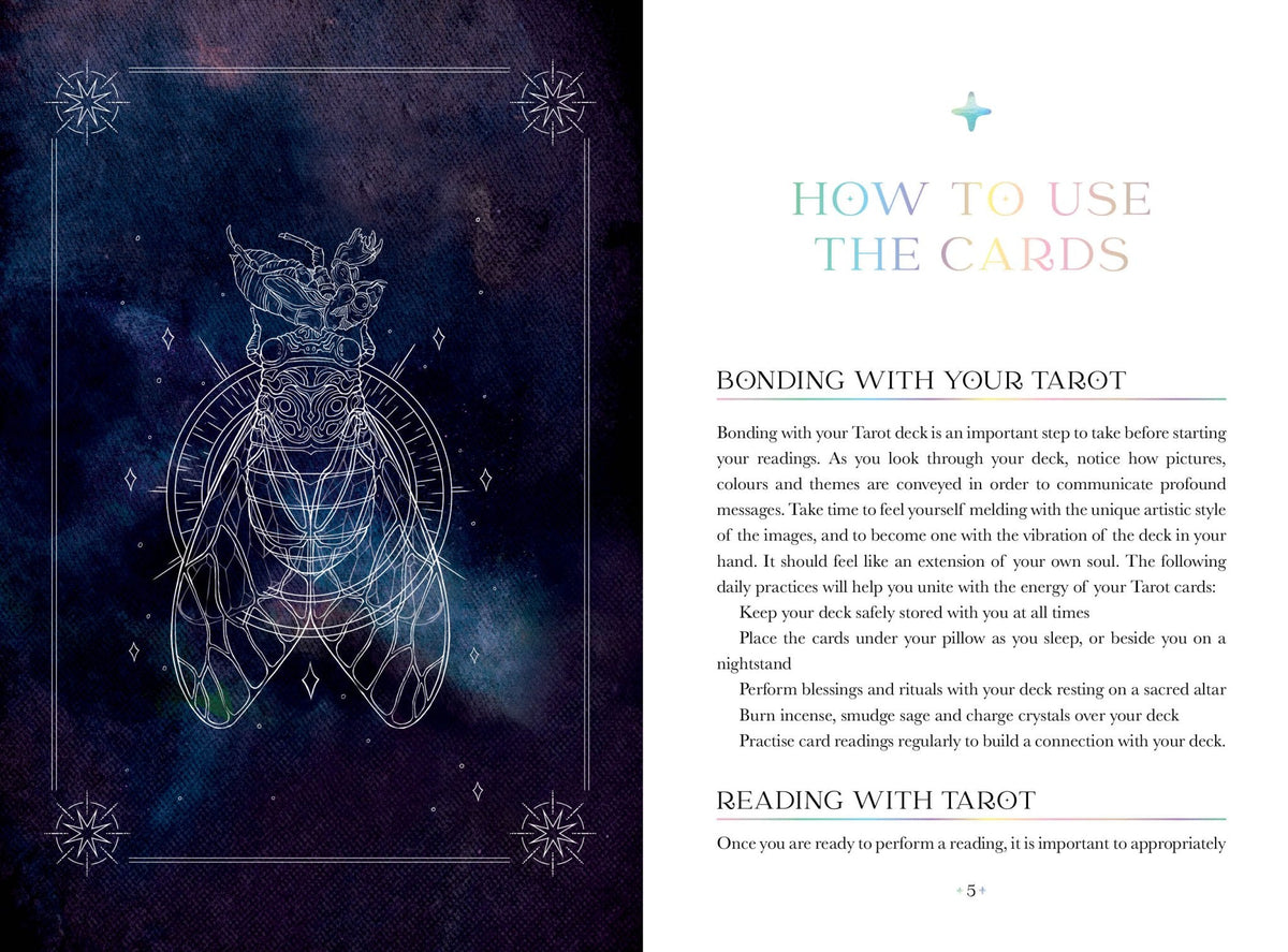 Orien's Animal Tarot card unveiling the deck's spiritual symbolism — Eternal Spirit