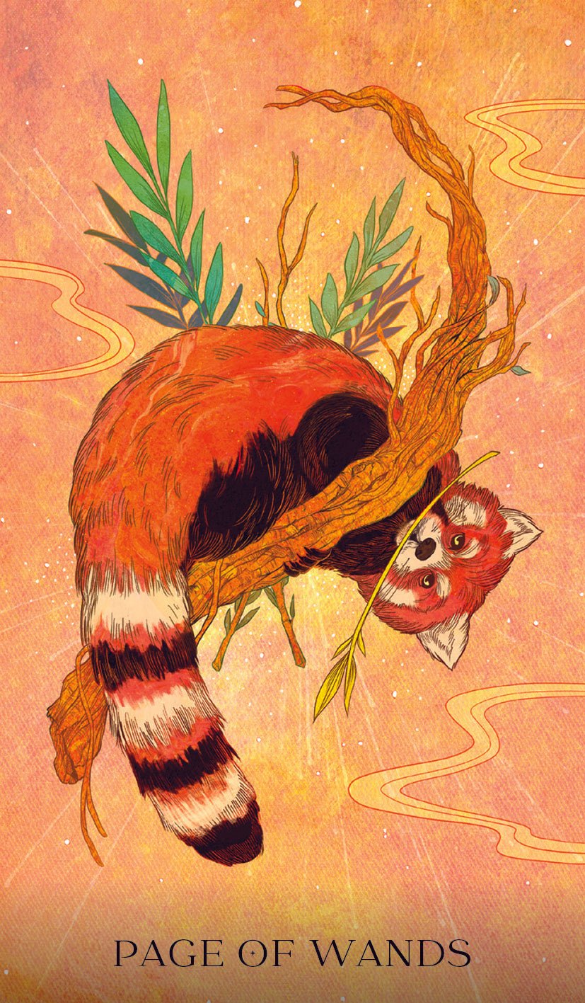 Orien's Animal Tarot card highlighting the deck's symbolic art — Eternal Spirit