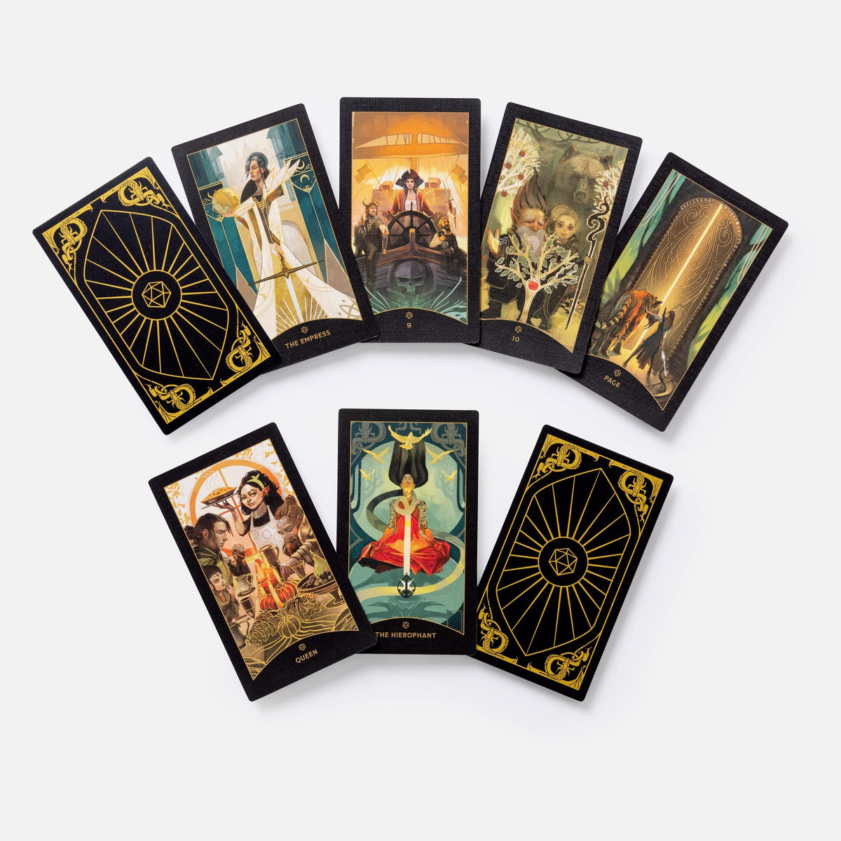The Dungeons and Dragons Tarot card portraying the deck's otherworldly aesthetic — Eternal Spirit