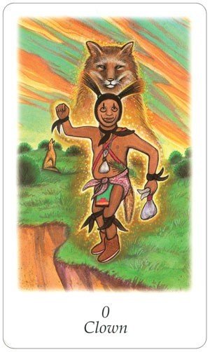 Sample card from the Vision Quest Tarot tarot deck — Eternal Spirit
