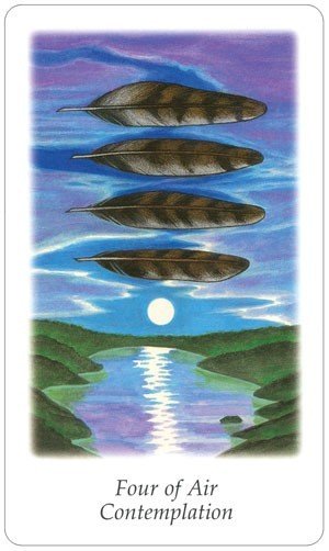 Vision Quest Tarot card highlighting the deck's symbolic art — Eternal Spirit